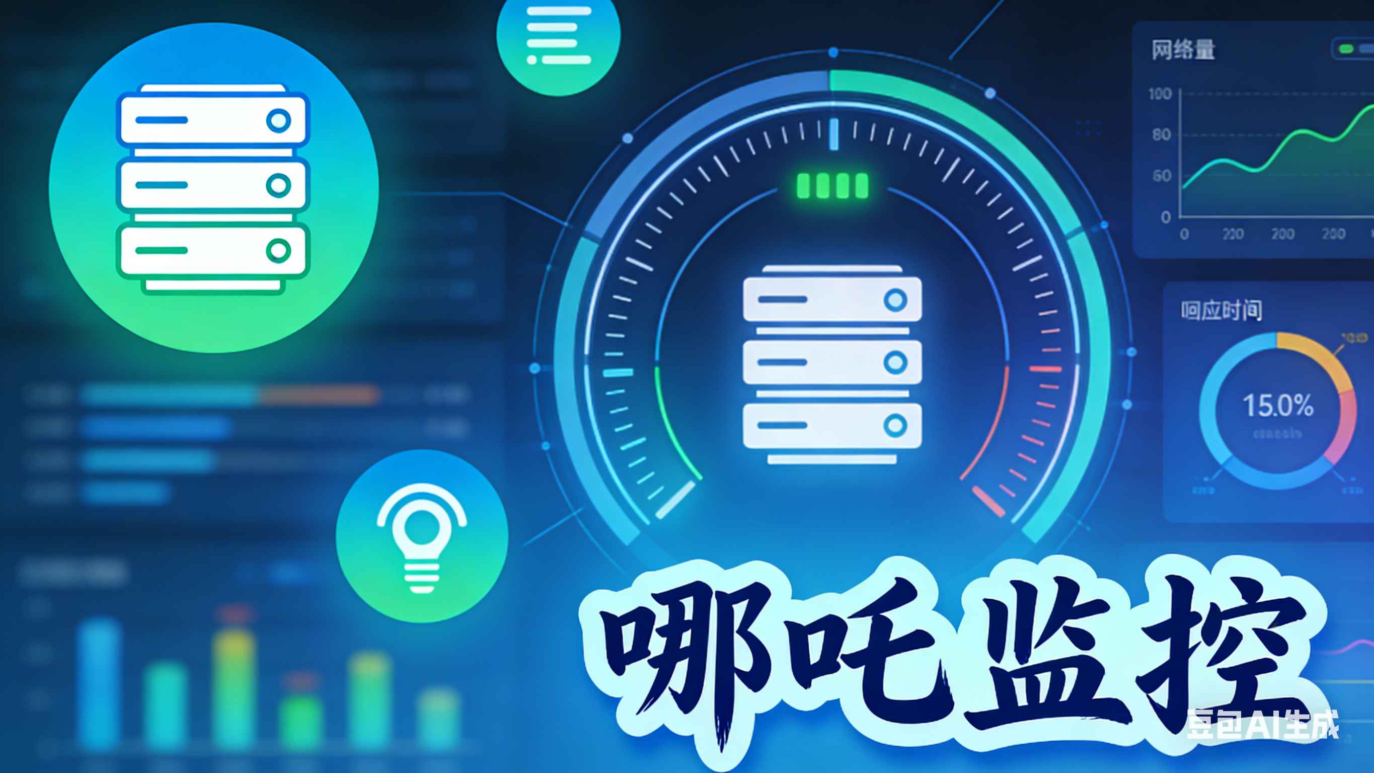 开源、轻量、易用的服务器监控，实战部署哪吒监控